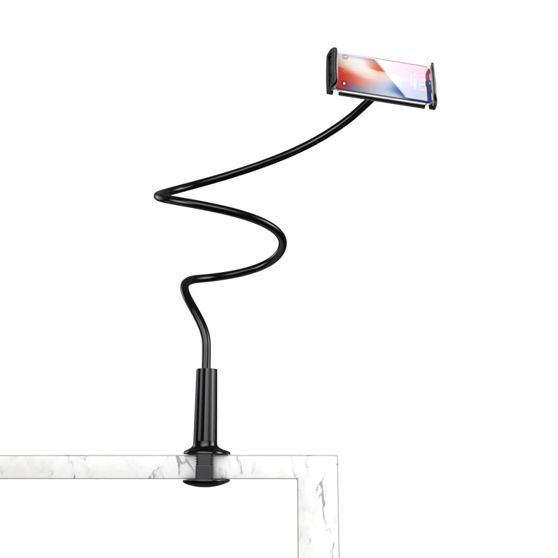 Gooseneck Cell Phone Holder Universal Clamp Lazy Phone Stand With Flexible Long Arm Bracket Grip For Phones