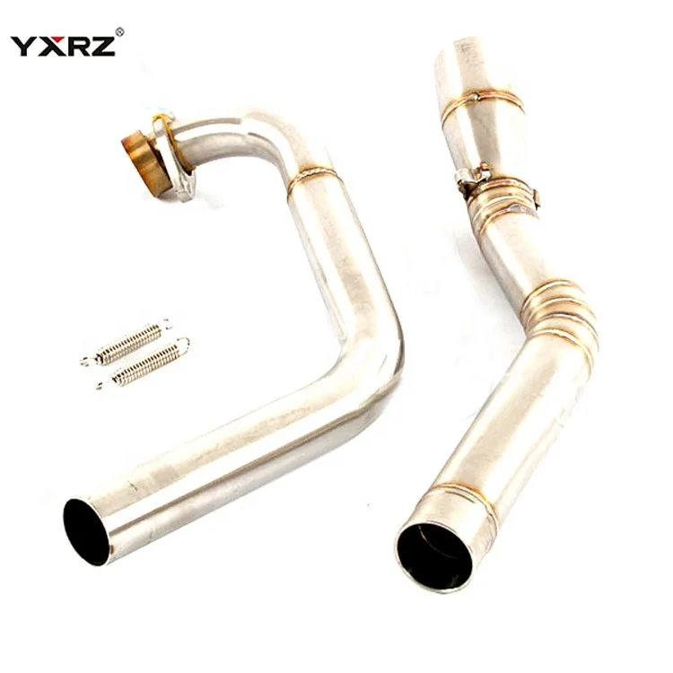 Factory Motorcycle Exhaust Systems For Yamaha R15 V1 Exhaust Pipe YFZ R15 V2 Header Pipe Exhaust R15 V1 V2 Downpipe