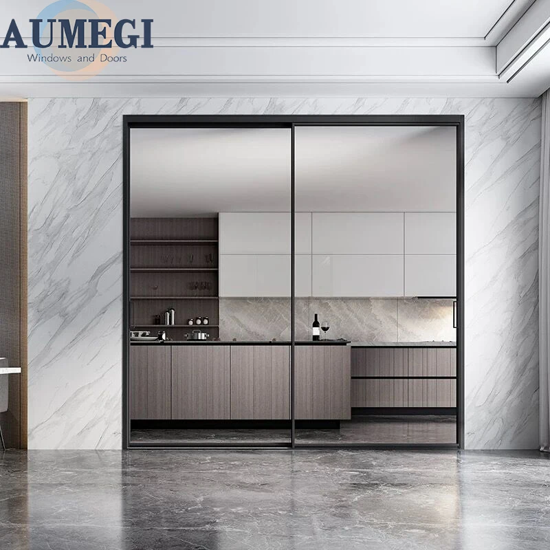 Excellent quality sliding door aluminum balcony exterior sliding glass door Slim Frame Sliding Door