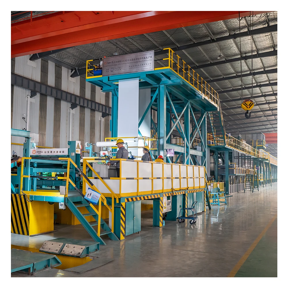 Coil coating process color coating line manufacturers with aluminum coating machine