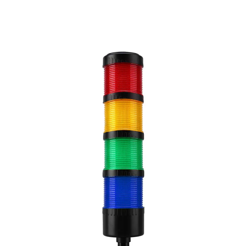 4 colors 4 Layers  LED Lighting warning lights rgb signal railway Industrial 24 volt tower light