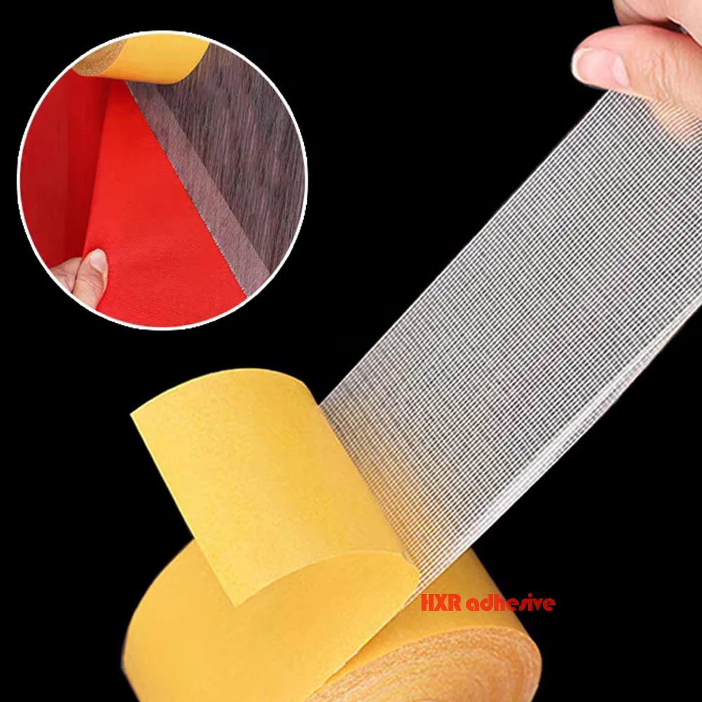 Strong Double-Sided Fiberglass Mesh Tape for Reinforcement and Carpet Binding
