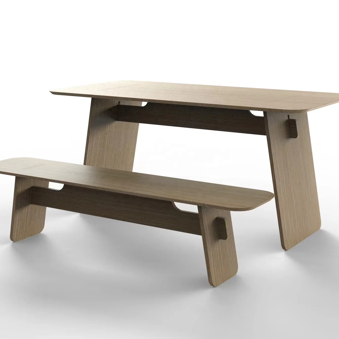 Commercial use Restaurant Dining furniture set puzzle table SIDE DESIGN TABLE AND CHAIR