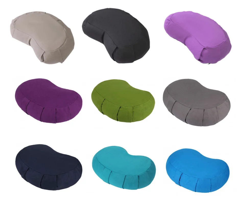 New Shape Natural Eco Friendly Organic Cotton Buckwheat Yoga Cushion Pillow For Yoga And Meditation