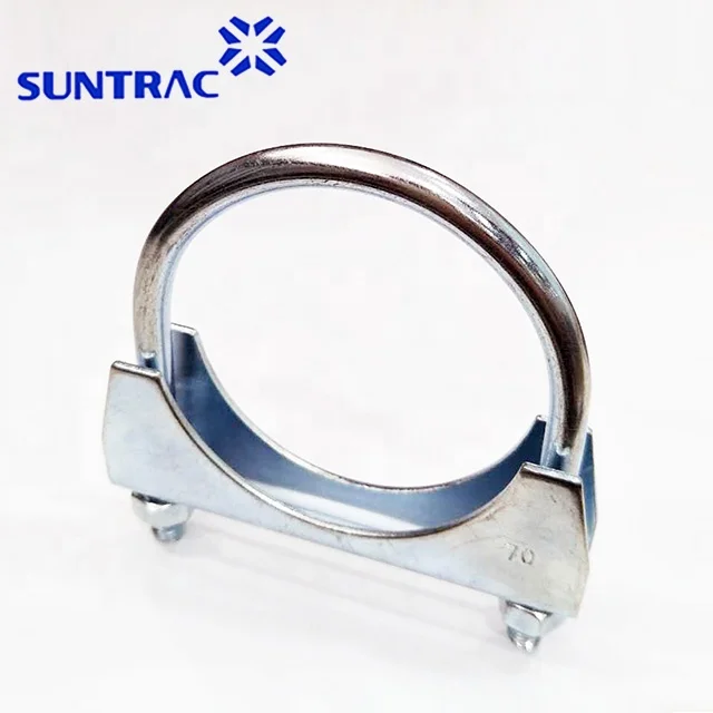 abrazadera M8 M10 Zinc Plated Heavy Duty Exhaust Muffler saddle U bolt hose Clamp