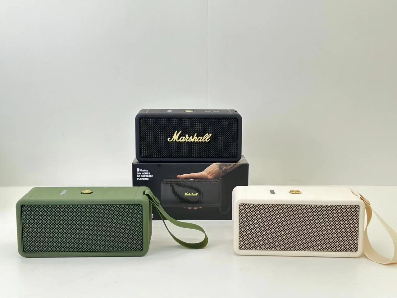 Hot selling New MIDDLETON Bluetooth Speaker Marshall  Wireless Portable Outdoor  Subwoofer Mini Speaker