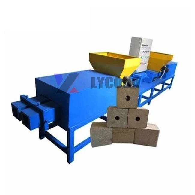 Hot press sawdust wood block machine wood pallet block making machine for wood pallet production line