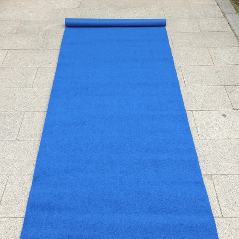 Red Weddings Carpets Exhibition Decorations Event Welcome Stage Show Carpet Nonwoven Needle Punch Red Carpet China Factory