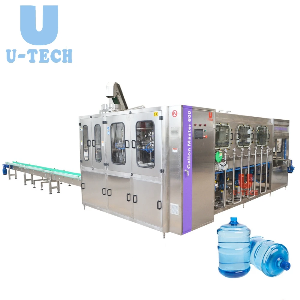 5 Gallon Water Bottle Factory Automatic Filling Machine 5 Gallon Pet Bottle