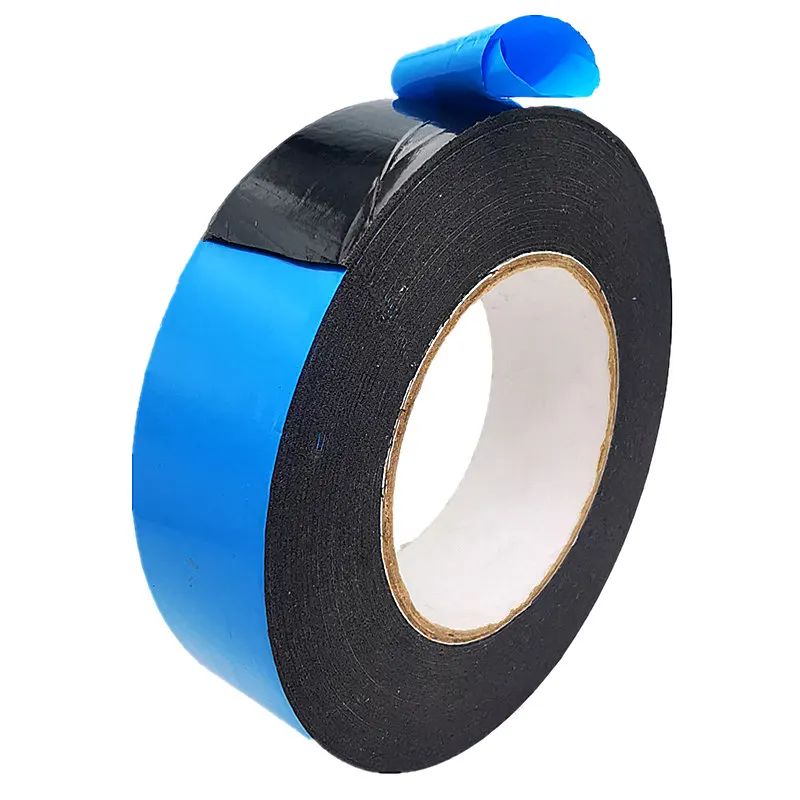 1mm 2mm 3mm Blue Color Acoustic Insulation Expanding Double Sided Pe Adhesive Sponge Foam Tape