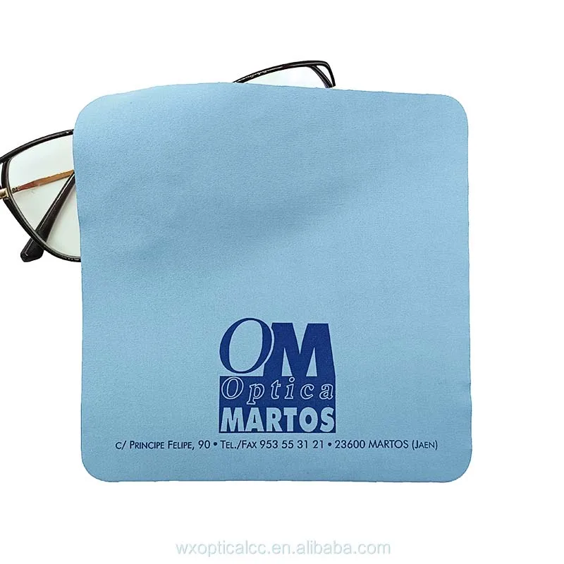 Wholesale OEM Custom High Quality Microfiber Eyeglasses Sunglass Glasses Lens Screen Phone Wipes Clean Cleaning Cloth