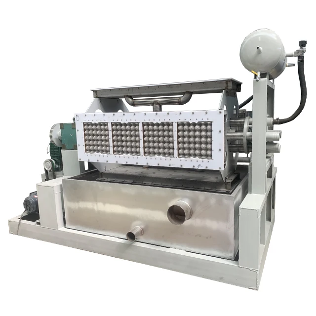 Paper semi auto egg tray making line