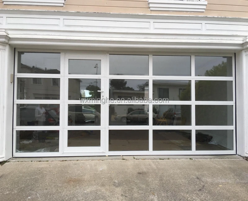 polycarbonate two car garage door sectional garage door hardware