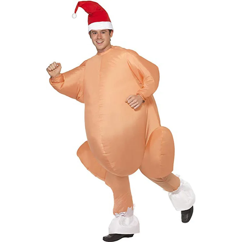 xmhs Party Dress Adult Inflatable Cosplay Suits Christmas Xmas Turkey Mascot Costume inflatable costume christmas
