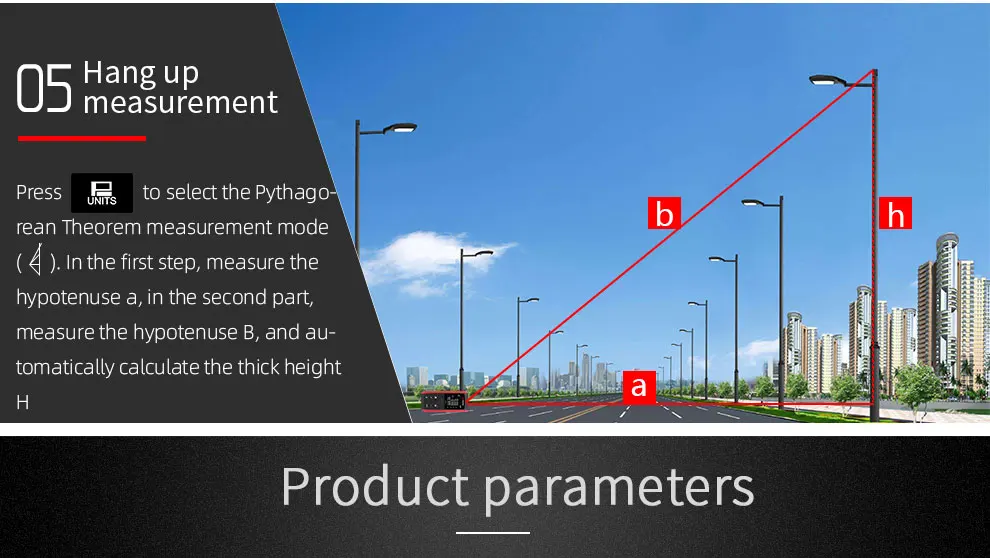 Digital Laser Tape Measure 80m Laser Rangefinder Accurate Distance Meter Construction laser RangeFinder