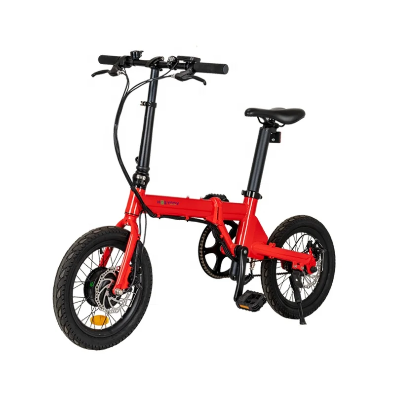 Red electrique bikes/ 16 inch electric cycles with rechargeable battery manufactured in china