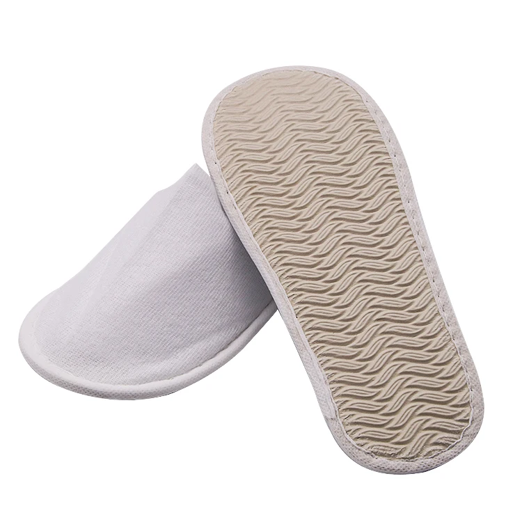 UG Low Price Wholesale Spot Without Logo Disposable Hotel Slippers Brushed Non-slip Indoor Guest Supplies Slippers
