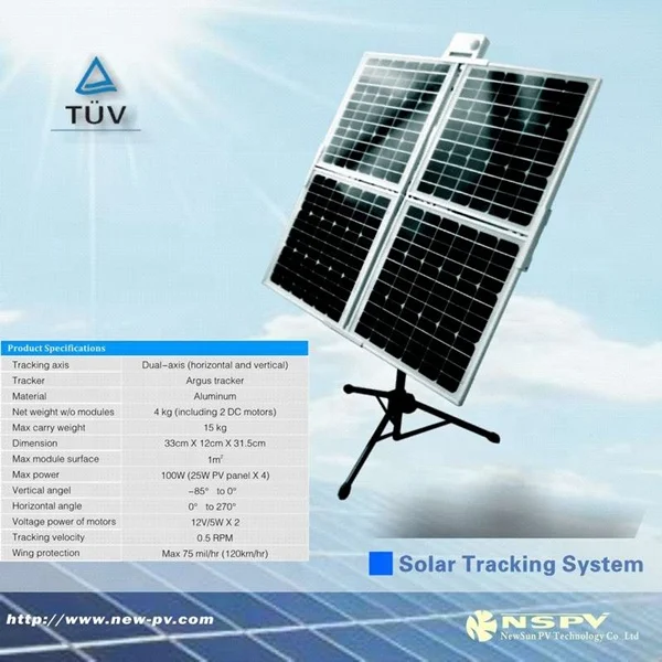 Professional Factory Made Solar Tracking Controller Mini Solar Tracking System Single Axis Solar Tracker