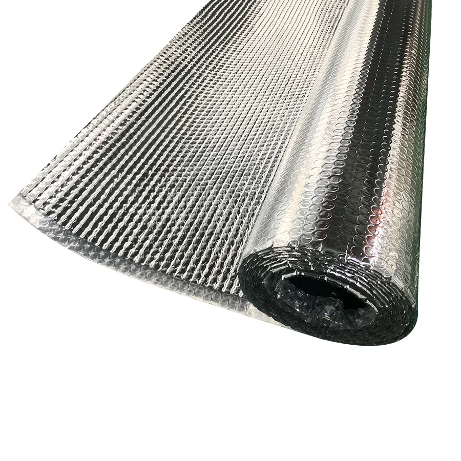 High-end design double roofing aluminum foil bubble heat insulation material roll