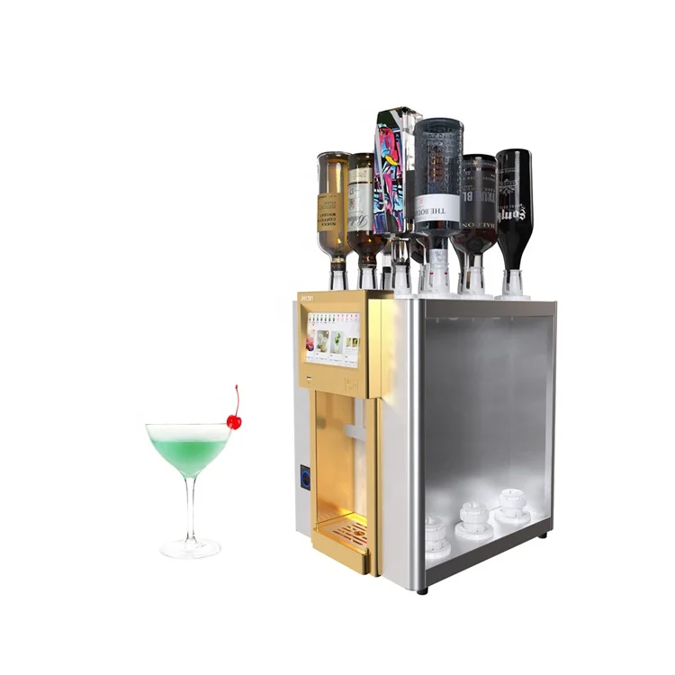 Упаковка для обслуживания напитков кофемашина с одной чашкой умная машина Mojito робот-бармен коктейлей