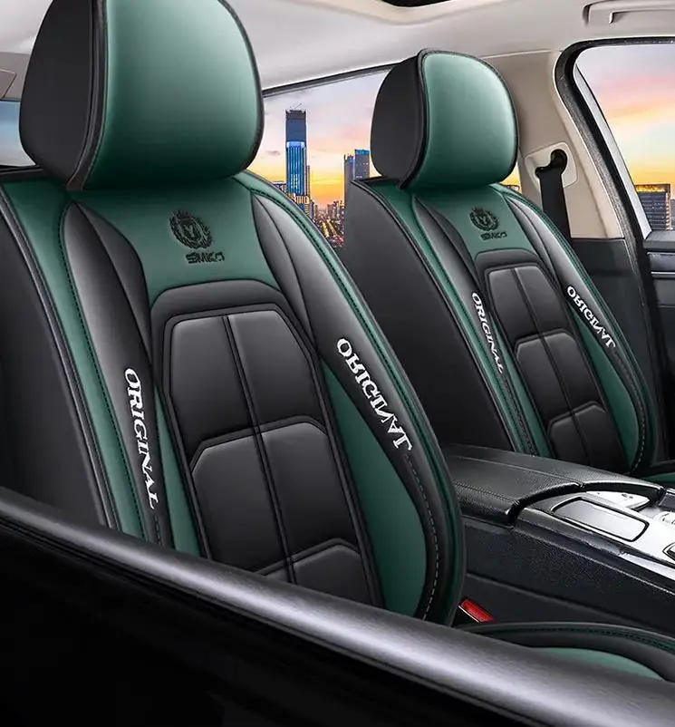 Car Accessories Interior Decoration Waterproof Custom Car Seat Covers Four Seasons Leather Seat Cover 9 Pcs For Cars