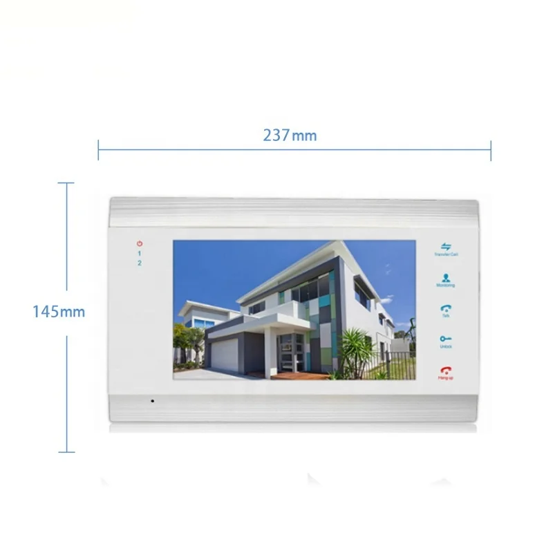 Tuya APP Smart home SIP door entrance visiophone filaire IP video intercom Android/IOS mobile phone remote control