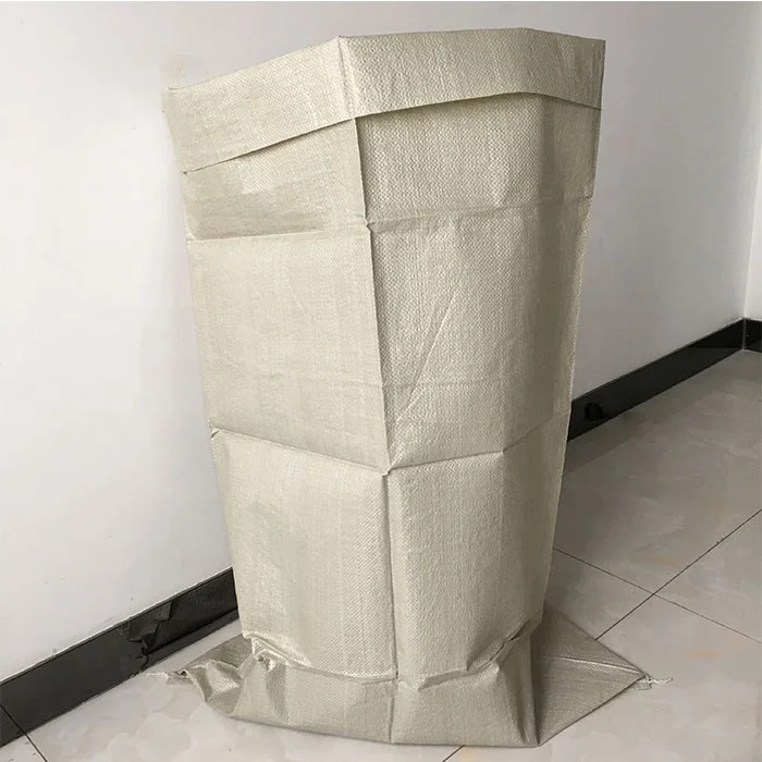 Plastic woven PP garbage green bag 50 kg green sacks 26x40
