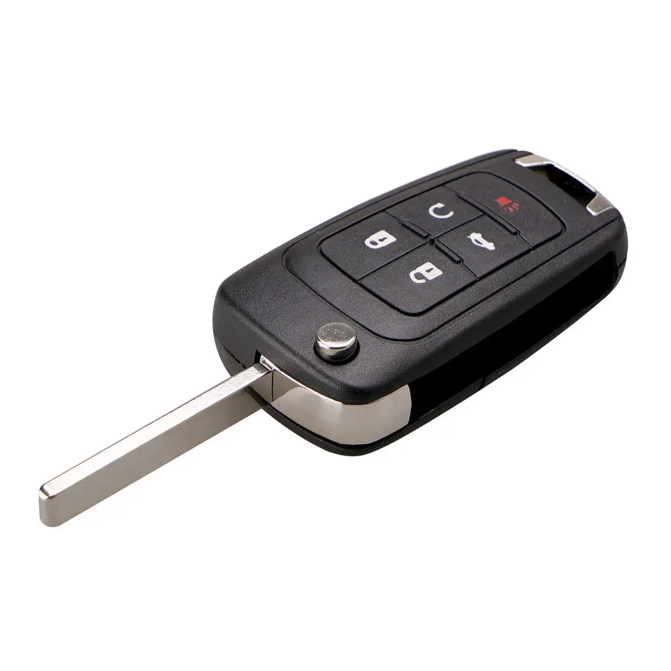 2010~2019 2 3 4 5 Button ASK 315MHz Folding Remote Key PCF7941E 46 CHIP HU100 With Recess 315 MHz For Buick remote key