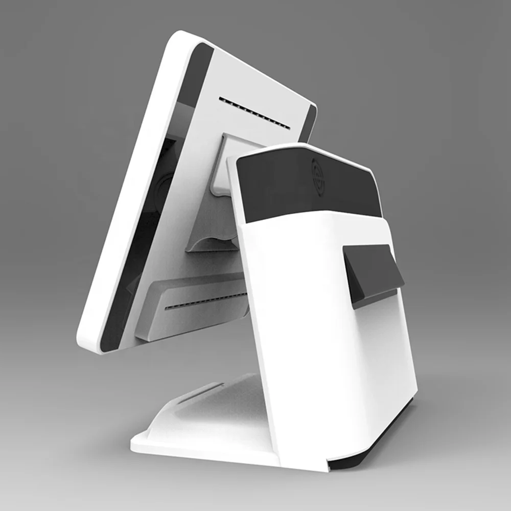 Single Screen Dual Screen Touch Pos System Machine 15.6 15 Inch Android Pos Terminal with windows 10