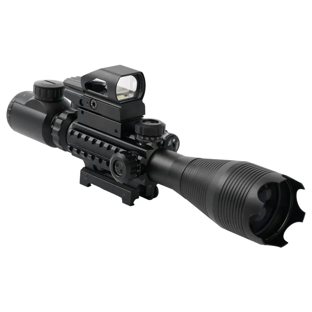 Factory 3-in-1 Scope Combo 4-16X50EG Scope with Red-Coating Reflex Mini Sight and Green Laser Scope