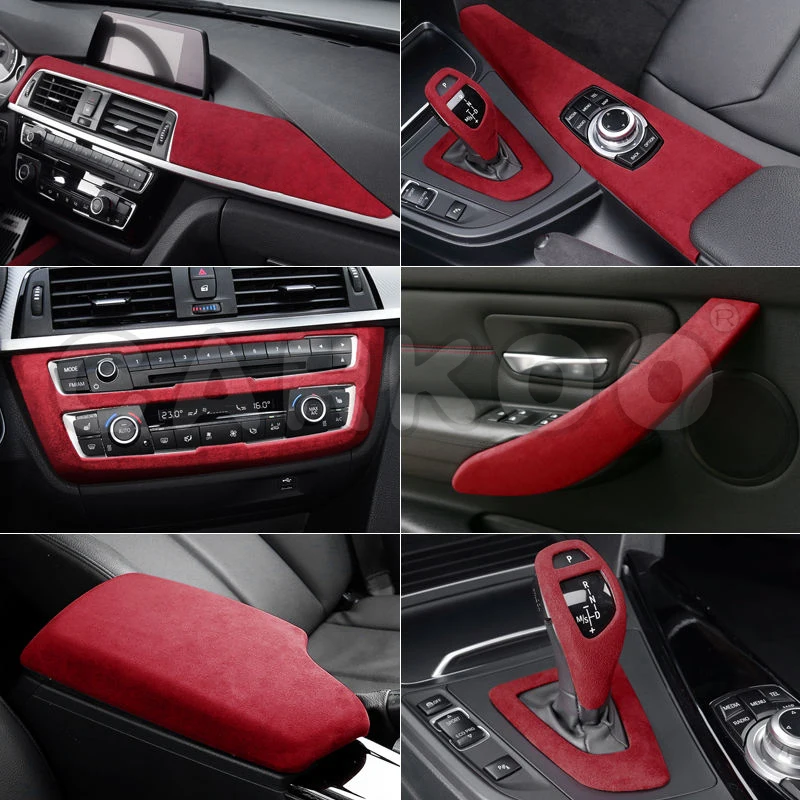 Micro Fabric water proof alcantara suede fabric car wrapping velvet self adhesive film