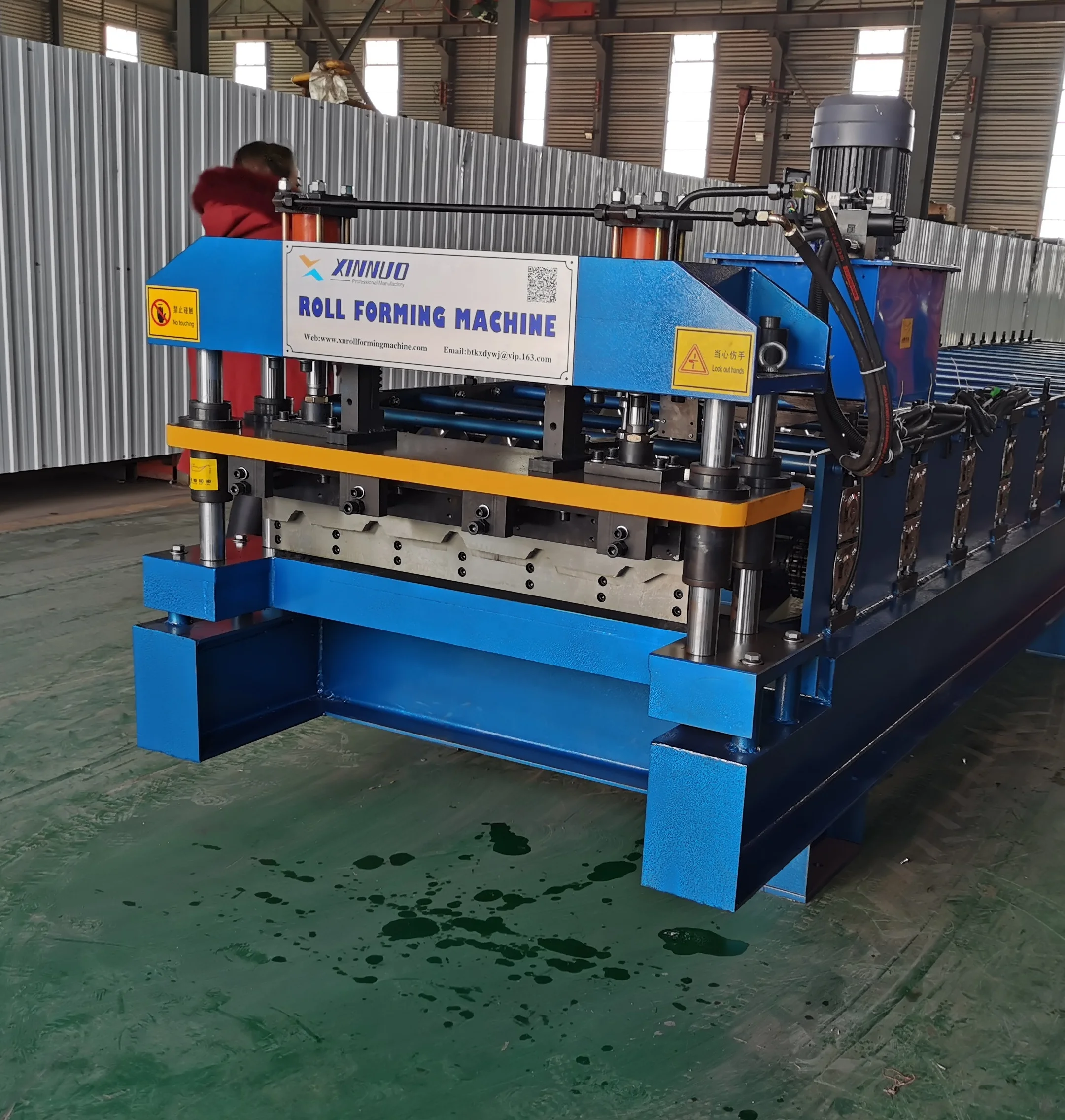 metal roofing galvanized aluminum corrugated steel sheet colored steel wall roof panel cold roll forming machine