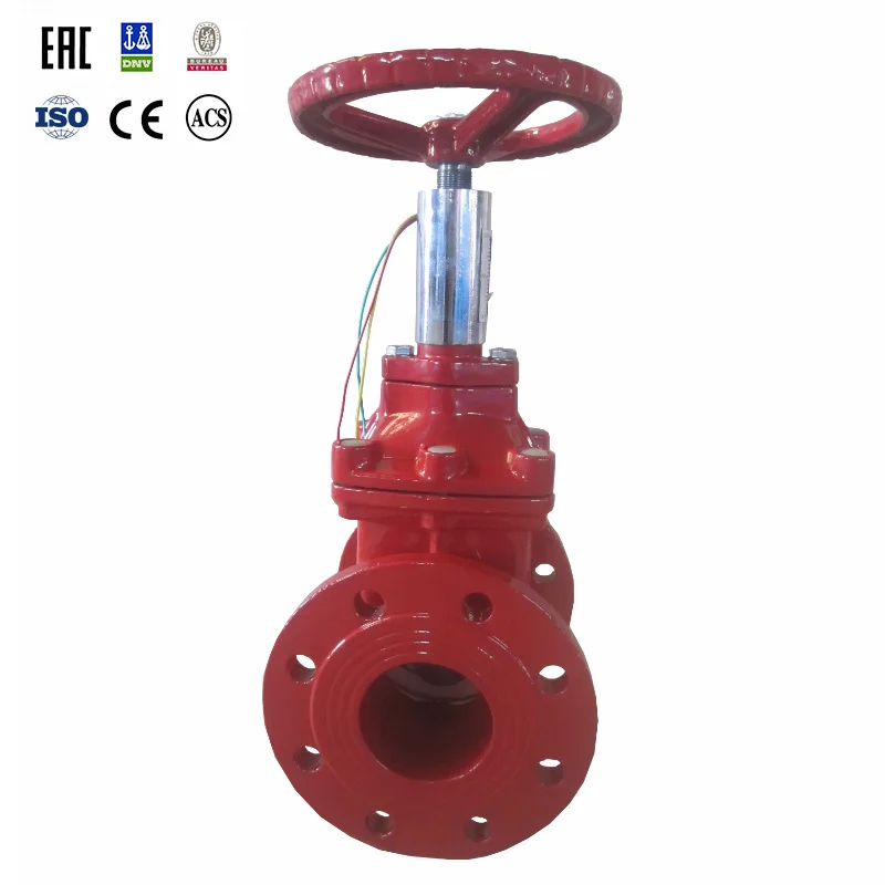 DN80 PN16 GGG50 Manual Gate Valve with Switching Signal High Quality Product Type