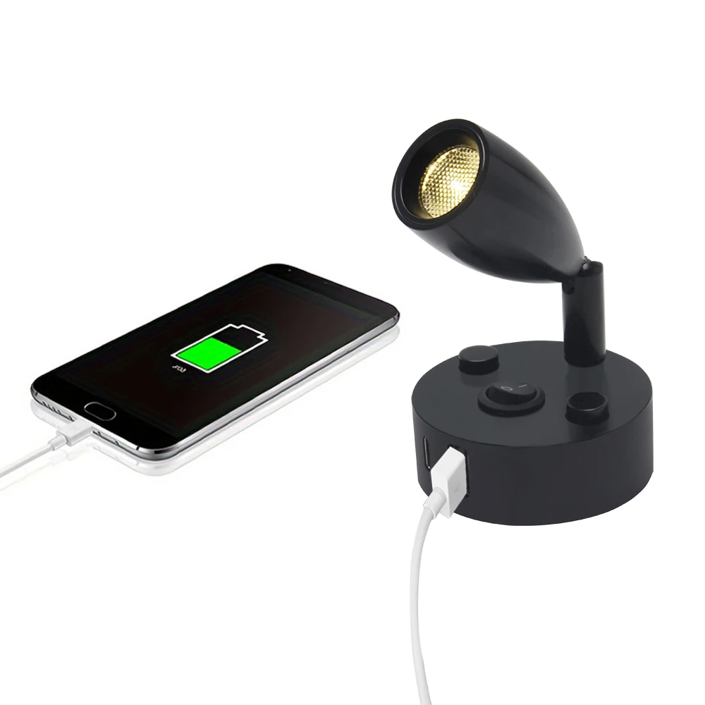 Светильник для чтения с USB-зарядкой