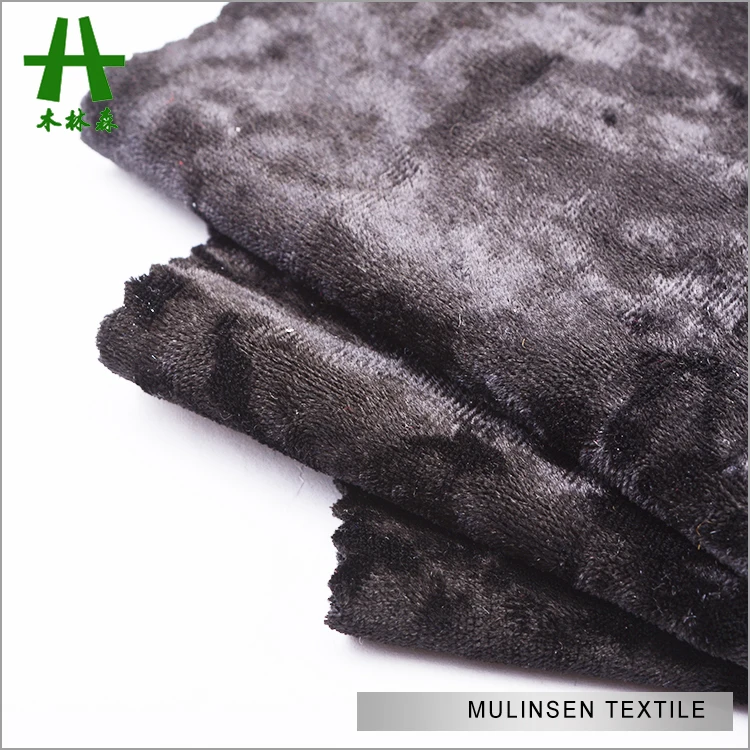 
 Mulinsen Текстиль полиэстер спандекс обычная краска Ice KS бархатная ткань от производителя  