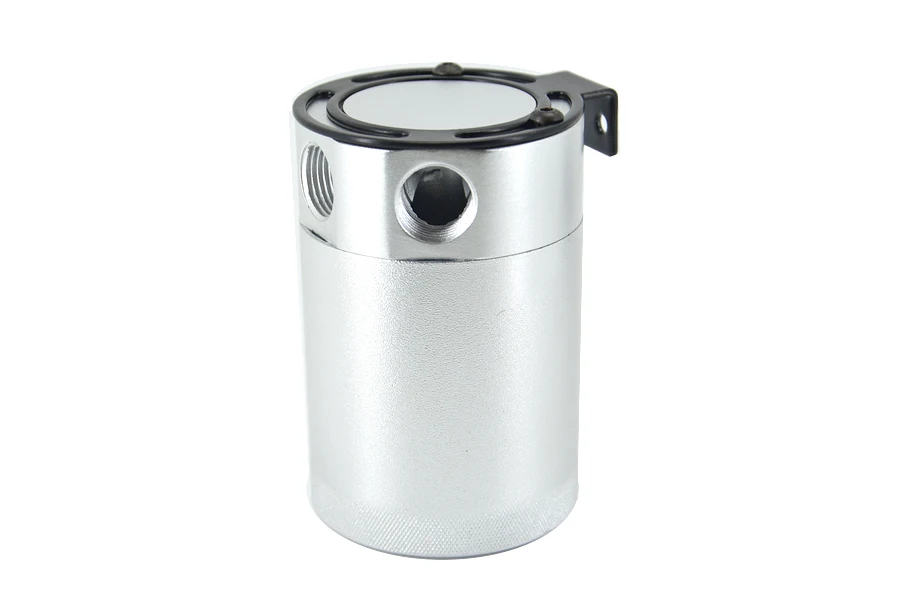 Aluminum Baffled Car Oil Catch Can Tank Separator 3-Port Air-Oil Separator Car accessories