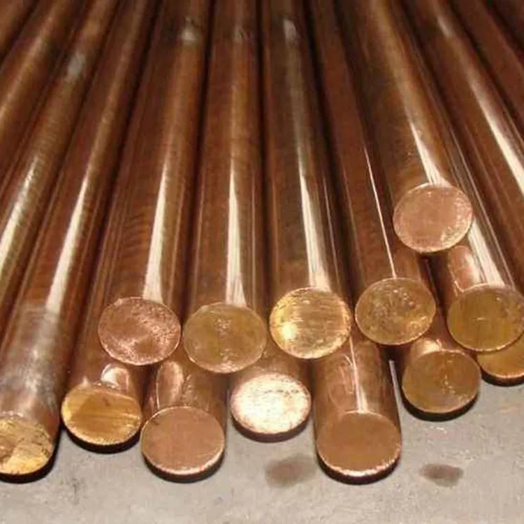bronze red pure copper alloy round rod bar