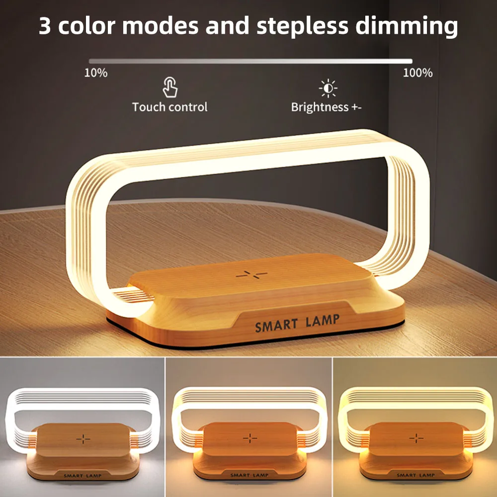 Sophisticated Mini LED Desk Lamp Adjustable Arm Dimmer Switch Electric Powered Touch Control ABS Body Farmhouse Design Bedroom