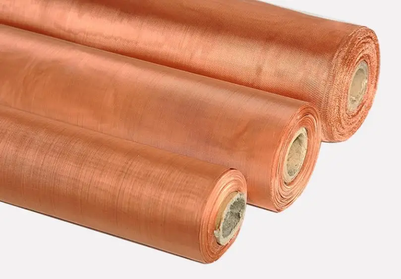 Copper Fine Micro Screen Woven Wire Mesh Various Kinds Of Metal Wire Filter Screen For Sale