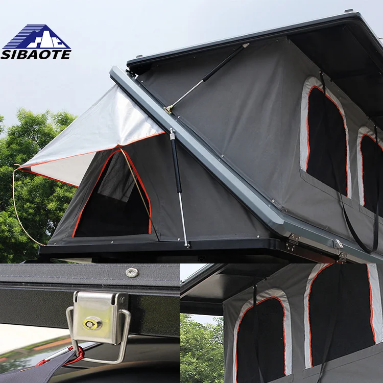 2022 New Style Hard shell Roof Top Tents 3-4person SUV Aluminium Alloy Car Roof Tents
