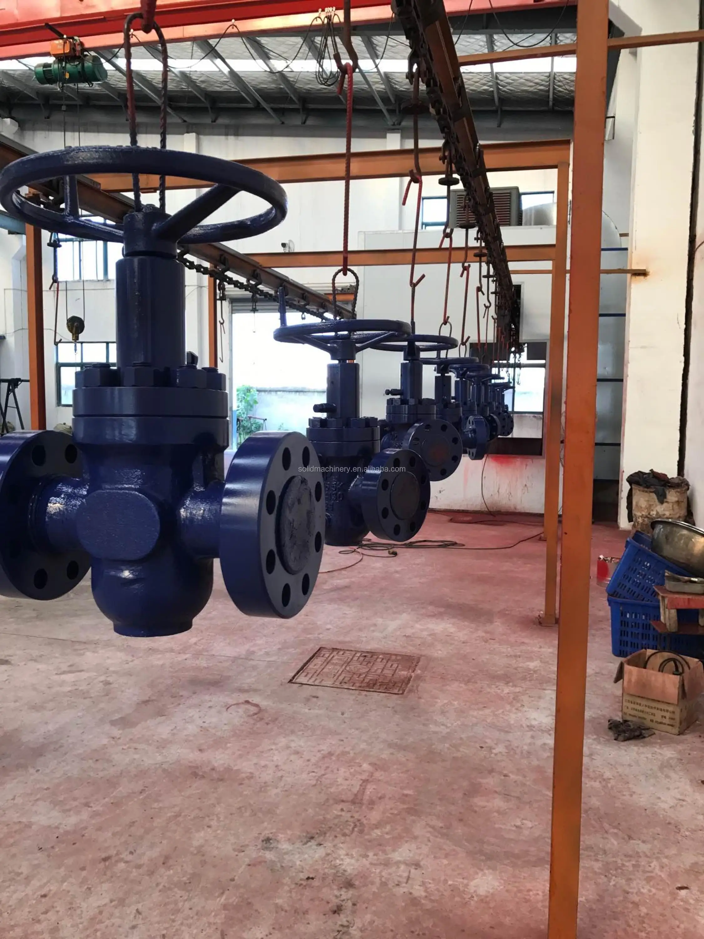 
API 6A Cast flange end expanding gate valve 