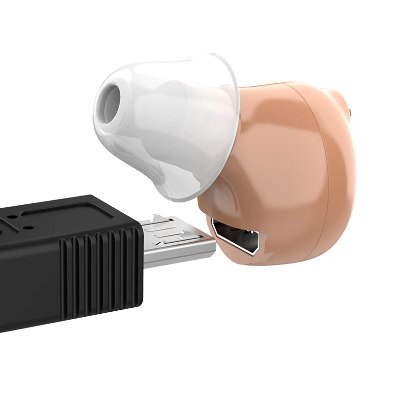 Перезаряжаемый Невидимый недорогой усилитель звука, cic слуховые аппараты для глухих