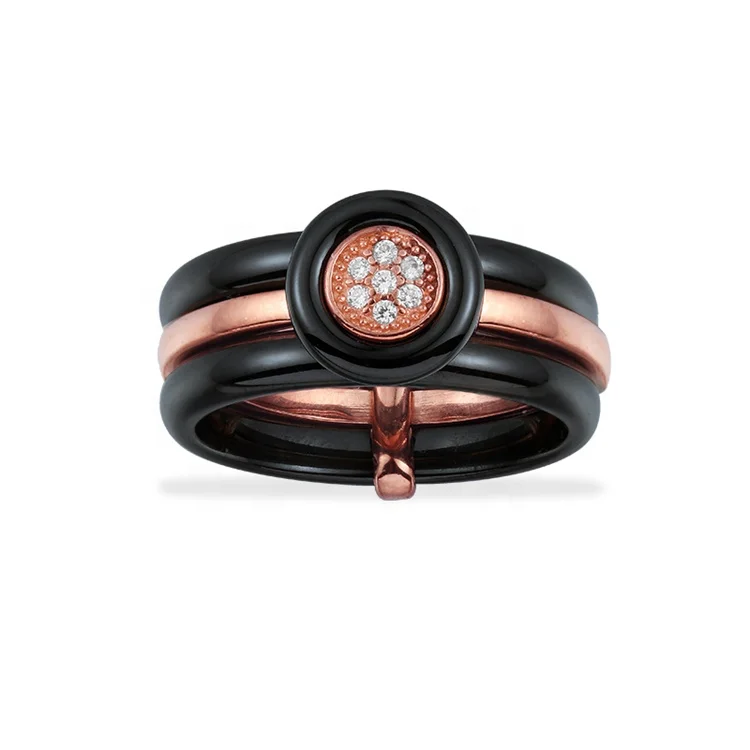 High Quality Cheap Rose Gold Plated 925 Silver Moissanite Engagement Rings For Women