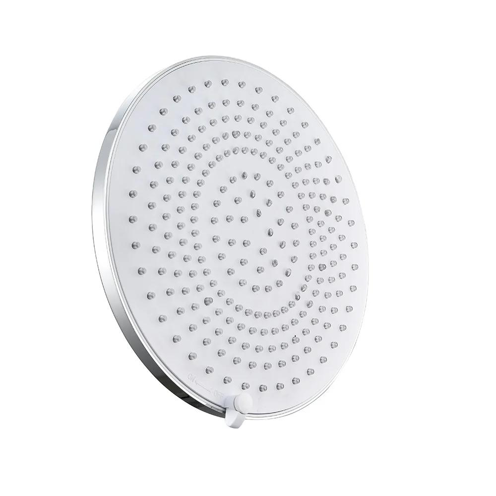 NES-XL991 Hot selling shower top spray ABS plating 9 inch round top spray bathroom top shower head