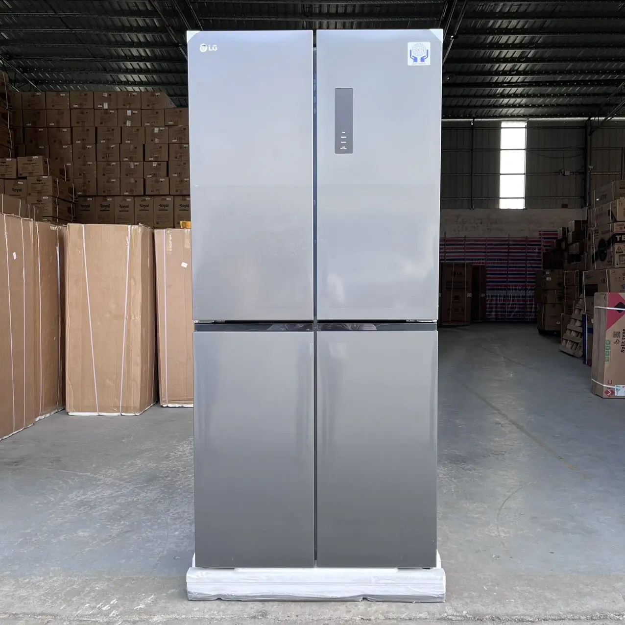 Оригинальный Холодильник LG multi door cross 4 двери холодильник поток воздуха smart BLDC с воздушным охлаждением компрессор 220 В 50/60 Гц