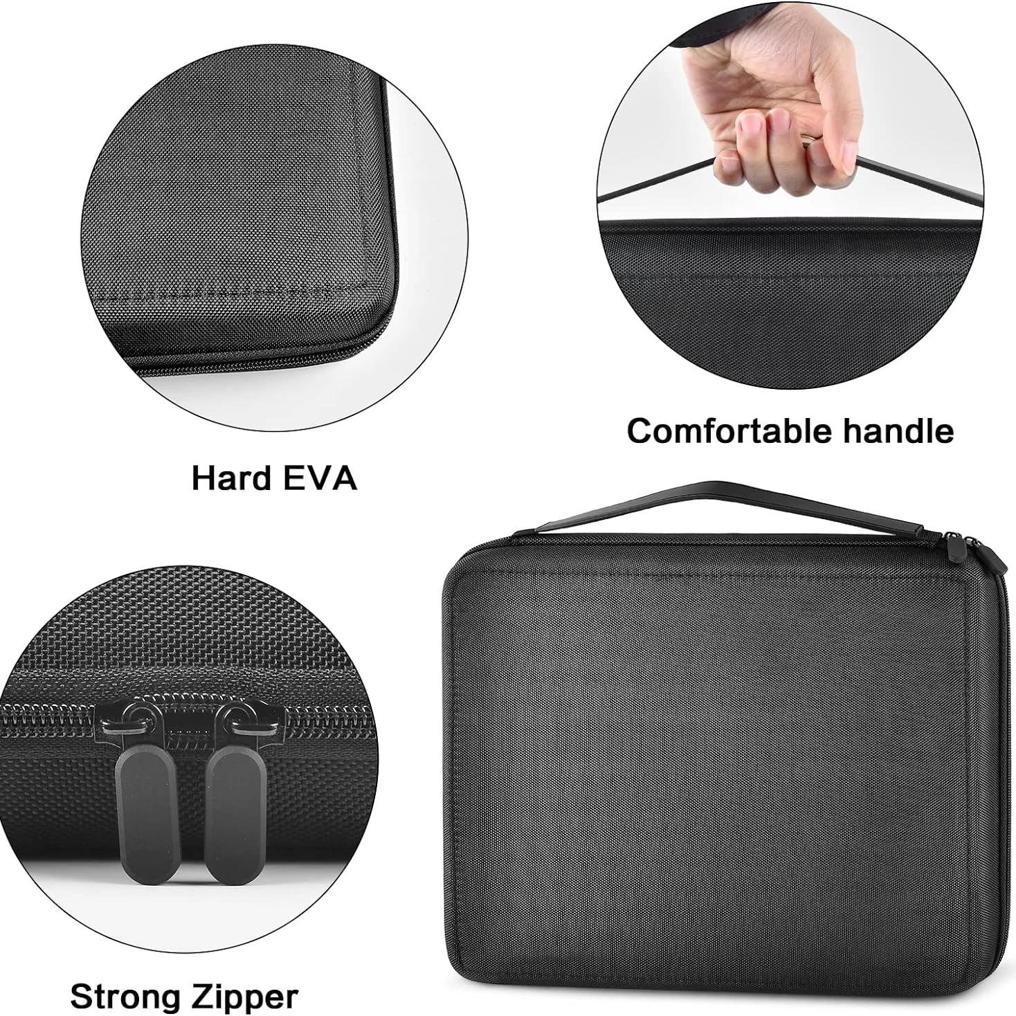 Customized Eva Hard Shell Wrench Tool Storage Case For Ratchet Wrench Set Metric and SAE 19 Combination Ratchet Wrench Bag