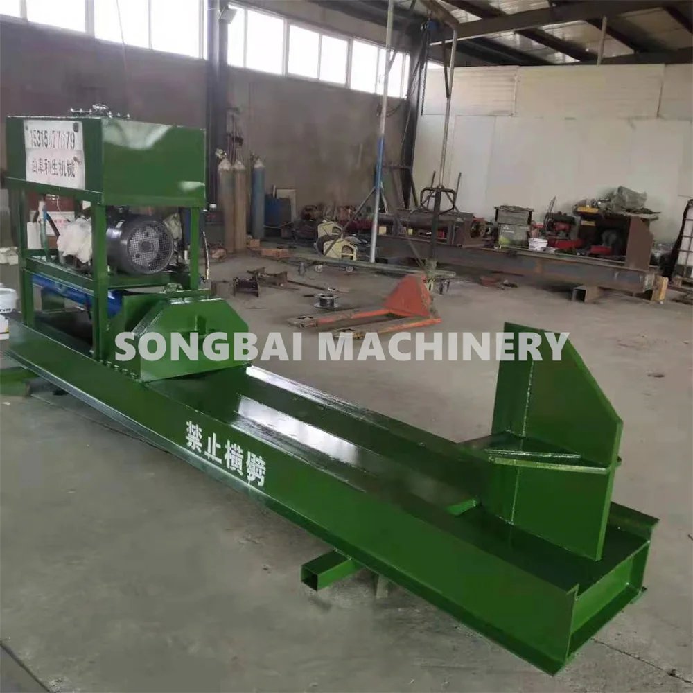 OEM Electric Hydraulic Wood Splitting Machine 35 Ton Tree Root Cutting Log Splitter