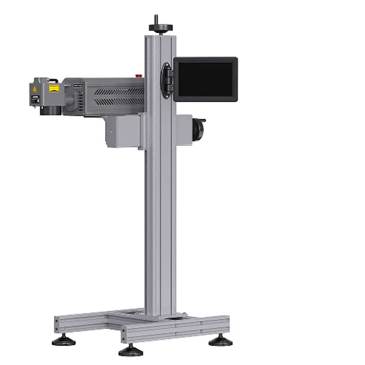 Fiber Optic Flight Integrated Laser Marking Machine Is Suitable for Metal Plastic Glass and Other Materials Equipment
