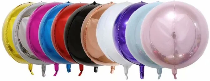 Круглые фольгированные шары 22-дюймовые