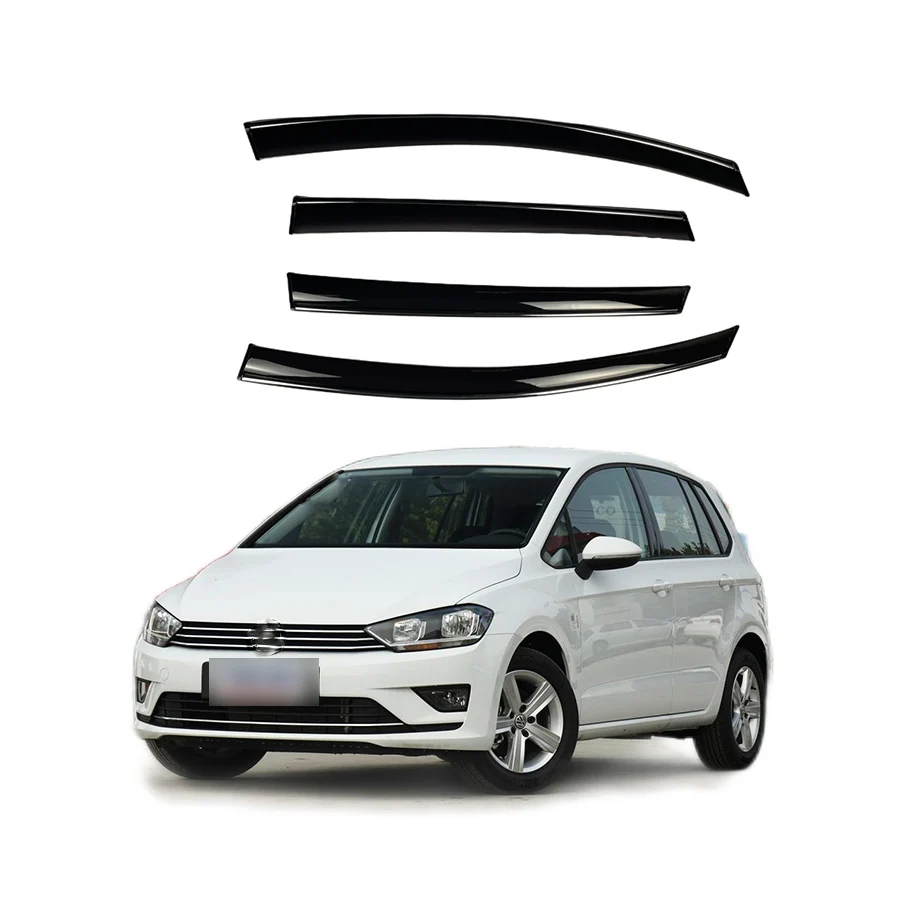 Car PC Window Sun Rain Shade Visors Shield Shelter Protector Cover Sticker Accessories For GOLF SPORTSVAN 2016-2020